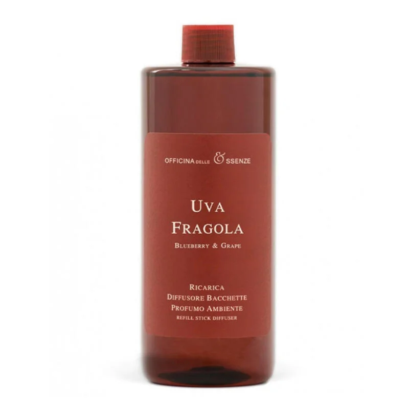 OFFICINA DELLE ESSENZE namų kvapų papildymas "Uva fragola", 500 ml
