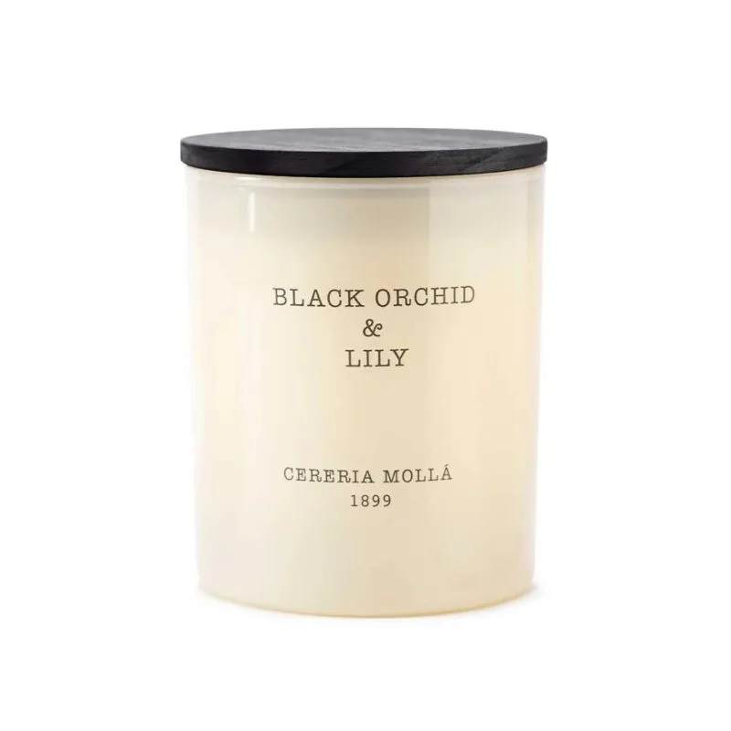 "Cereria Molla" žvakė "Black orchid & lily", 230g