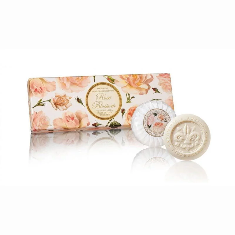 FIORENTINO Rožių muilas "ROSE BLOSSOM", 3x100 g