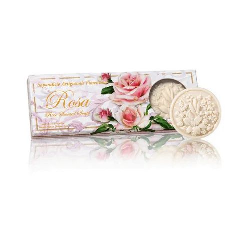 FIORENTINO Rožių žiedų muilas "ROSA", 3x125 g