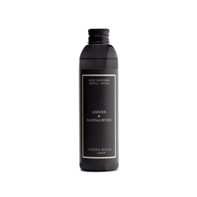 "Cereria Molla" namų kvapų papildymas "Amber&Sandalwood", 200 ml