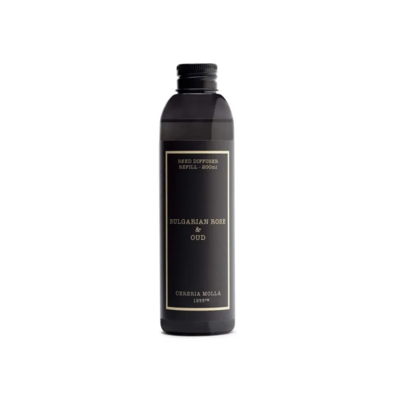 "Cereria Molla" namų kvapų papildymas "Bulgarian rose & oud", 200 ml