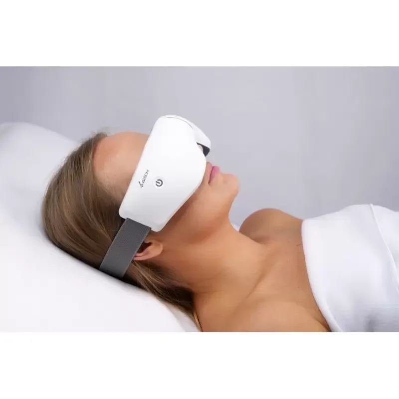 Presoterapijos akiniai akių procedūroms Be Osom Presotherapy Glasses BEOSOMB26WH, masažiniai, balti