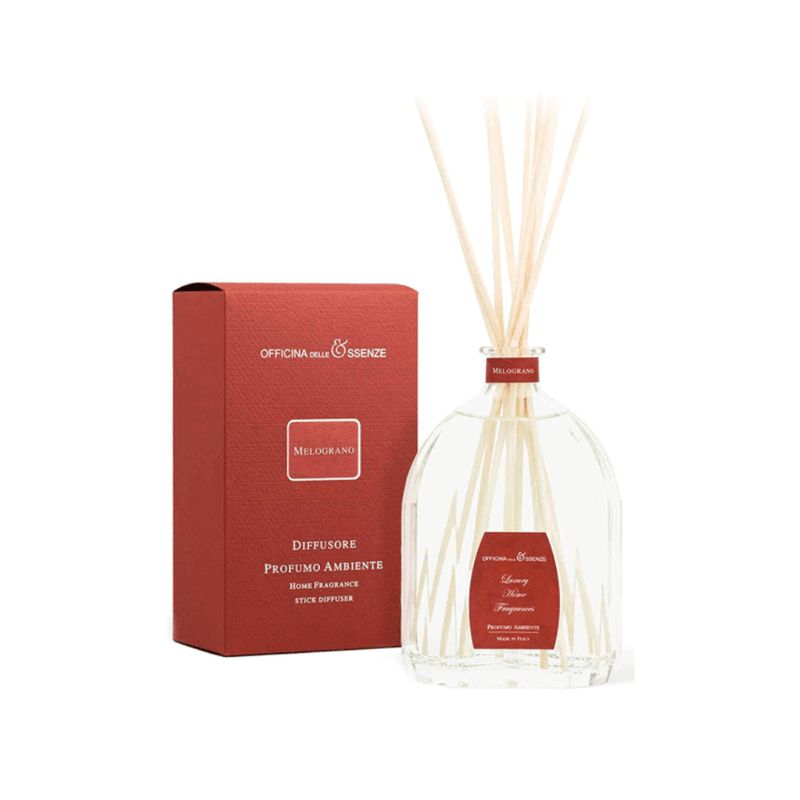 OFFICINA DELLE ESSENZE namų kvapų difuzorius MELOGRANO, (250 ml; 500 ml)