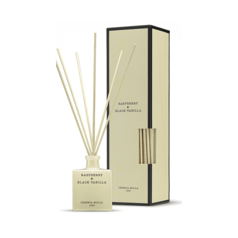 CERERIA MOLLA namų kvapų difuzorius RASPBERRY&BLACK VANILLA, 100 ml