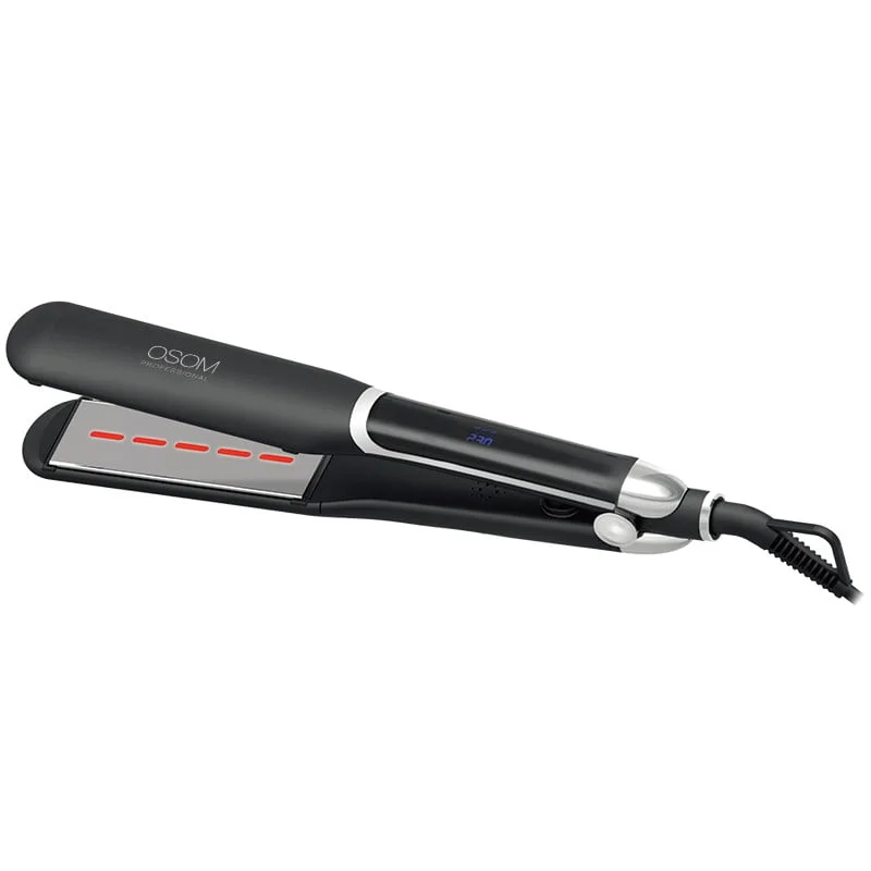 Plaukų tiesintuvas OSOM Professional Infrared Hair Straightener Black OSOM815, su infraraudonaisiais spinduliais, iki 230 C, 48