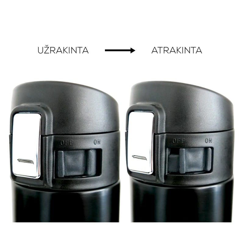 KIRO Termo gertuvė su vakuumine izoliacija KI502S, sidabrinės spalvos, 500 ml