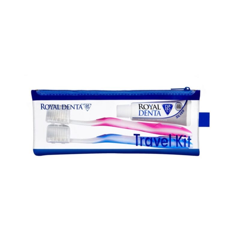 ROYAL DENTA TRAVEL KIT SILVER RINKINYS