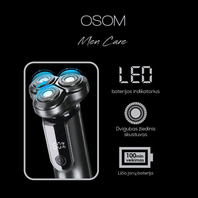 Barzdaskutė Osom Men Care Men Shaver OSOMPSH01