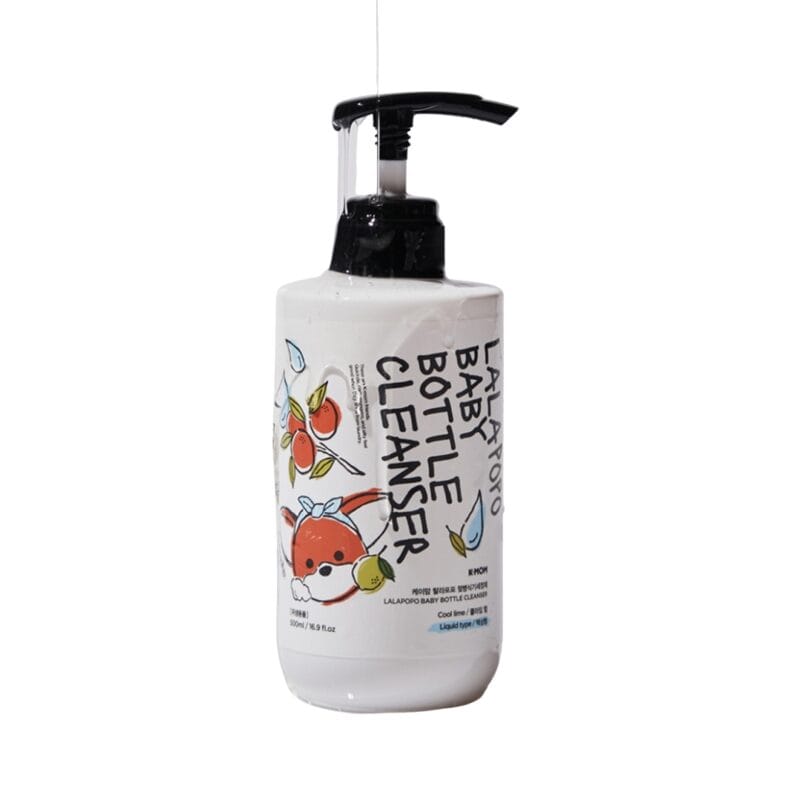 K-MOM Lalapopo maitinimo buteliukų, vaisių ir daržovių ploviklis, 500ml