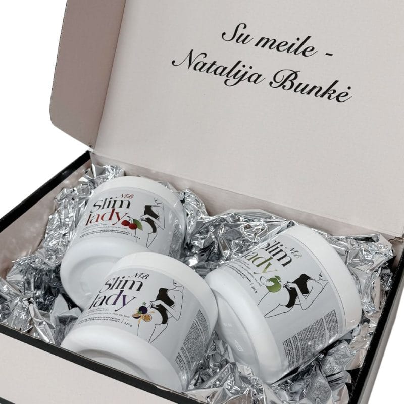 SLIM LADY skaidulų komplekso rinkinys, 3 x 225 g