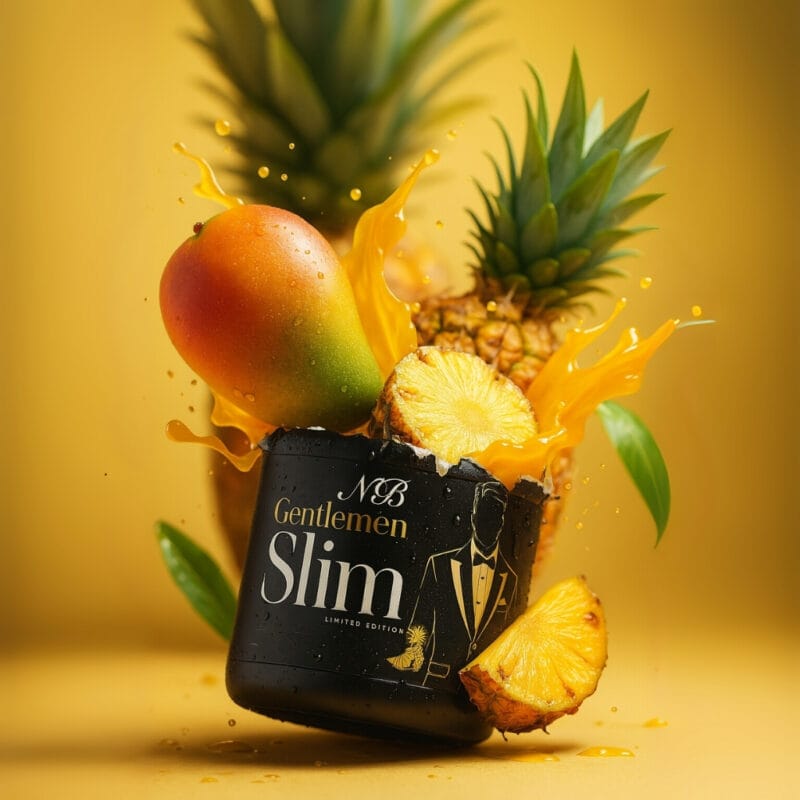 GENTLEMEN SLIM – ananasų ir mangų skonio skaidulų kompleksas vyrams, 225 g