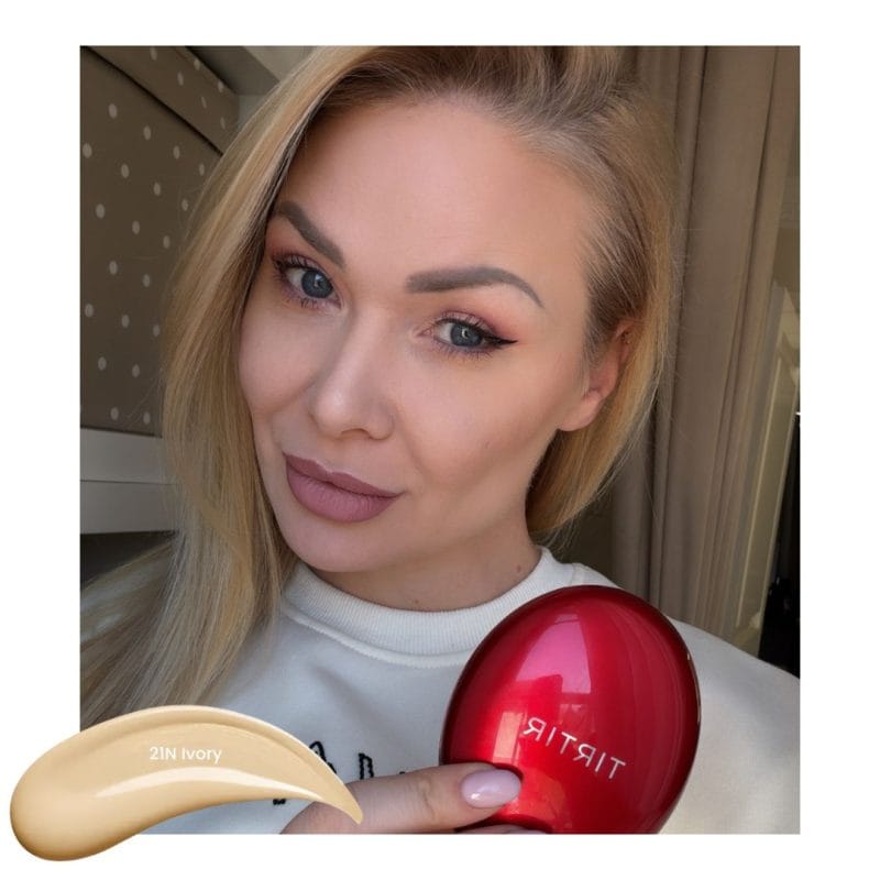 TIRTIR Mask Fit Red Cushion 21N Ivory – Kompaktinis Makiažo Pagrindas (Kušonas)