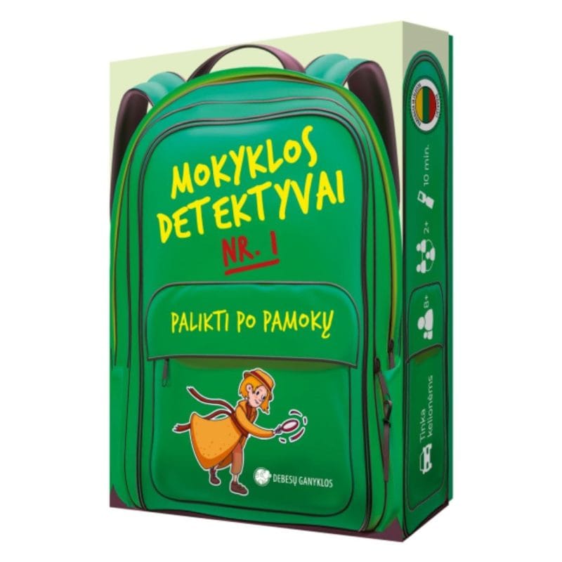 Stalo žaidimas "Mokyklos Detektyvai Nr.1. Palikti po pamokų"