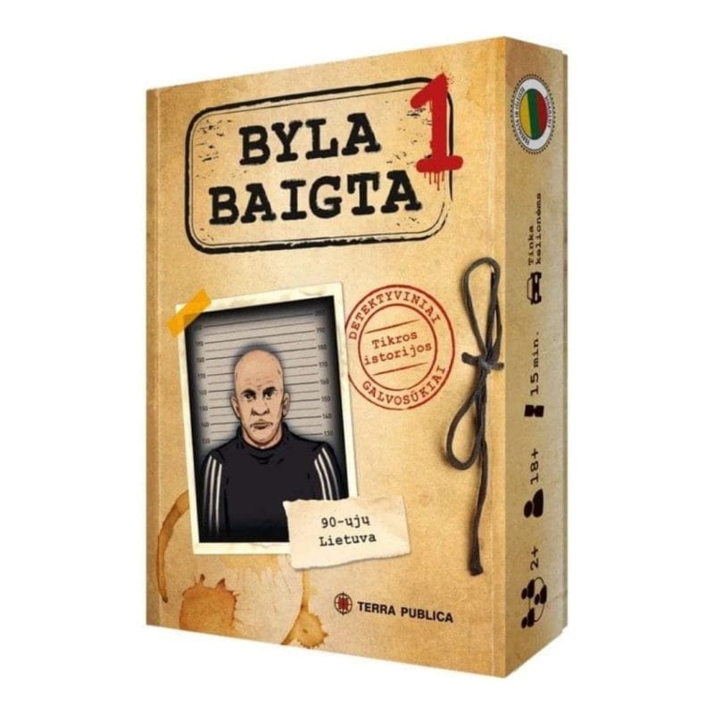 Stalo žaidimas "Byla baigta 1"