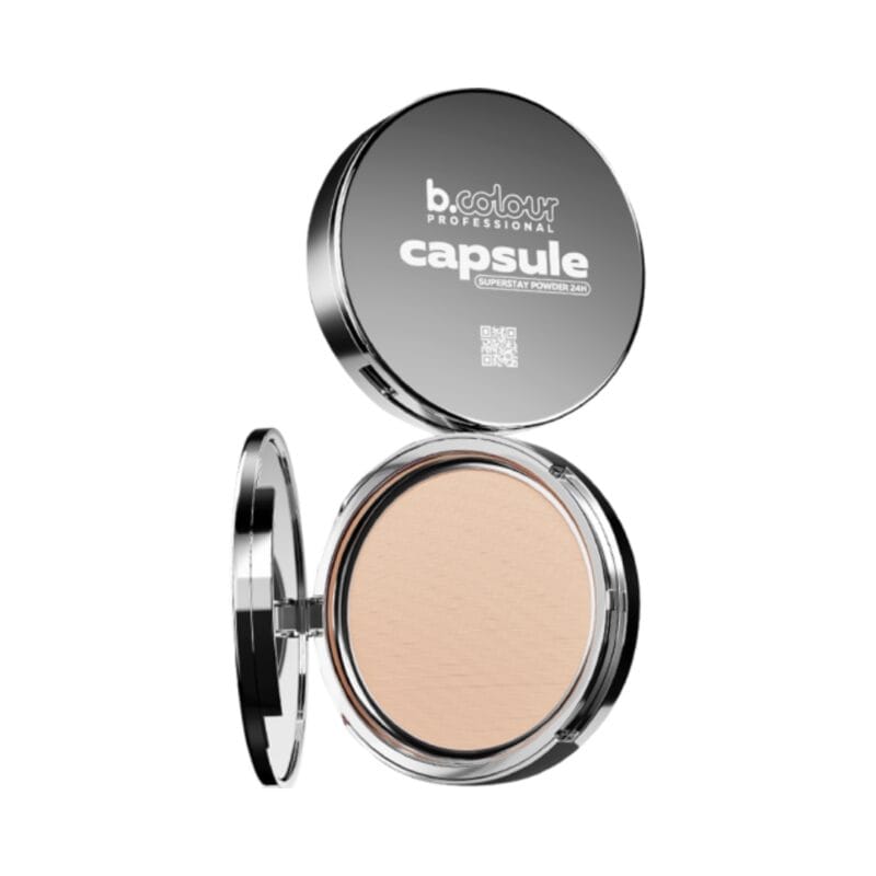 7DAYS B.COLOUR PRO CAPSULE SuperStay Matte Face Powder 24H - Matinė veido pudra, 02 vanilla
