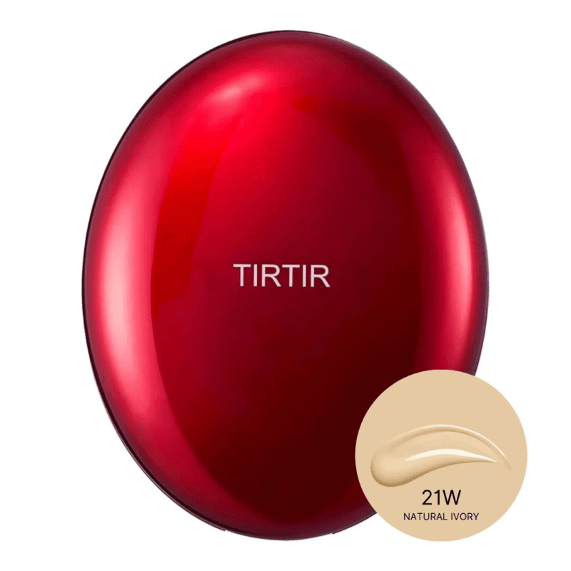 TIRTIR Mask Fit Red Cushion 21W NATURAL IVORY– Kompaktinis Makiažo Pagrindas (Kušonas), 4.5 g
