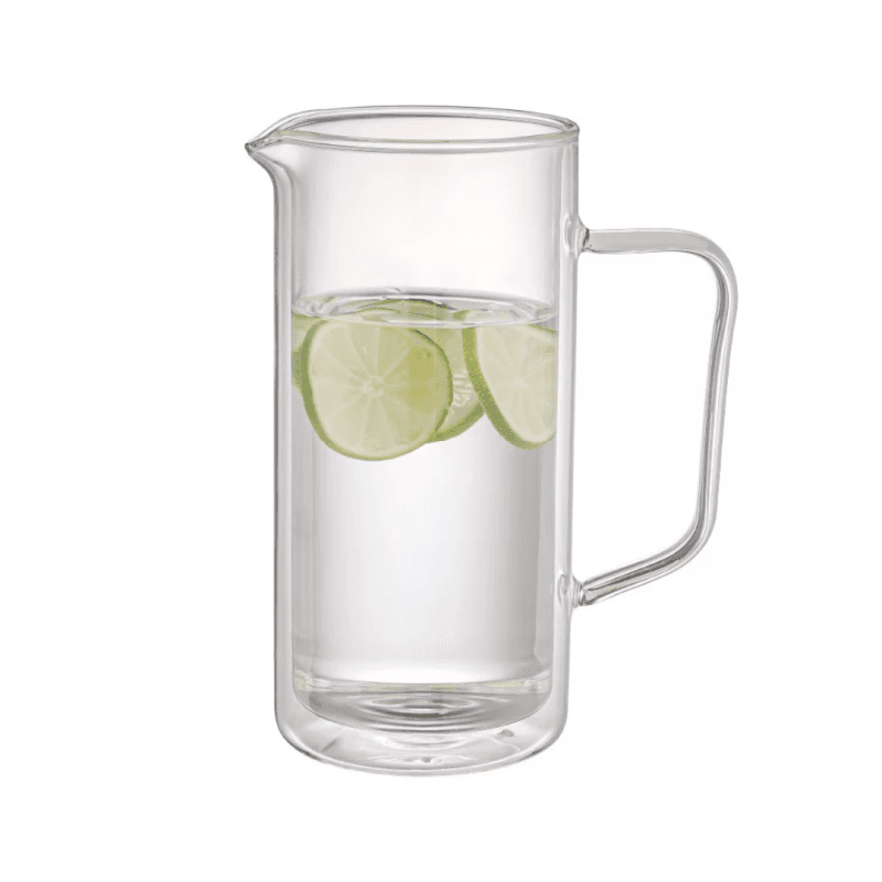 Dvisienis stiklinis ąsotis Zyle ZY0510DG 1000 ml