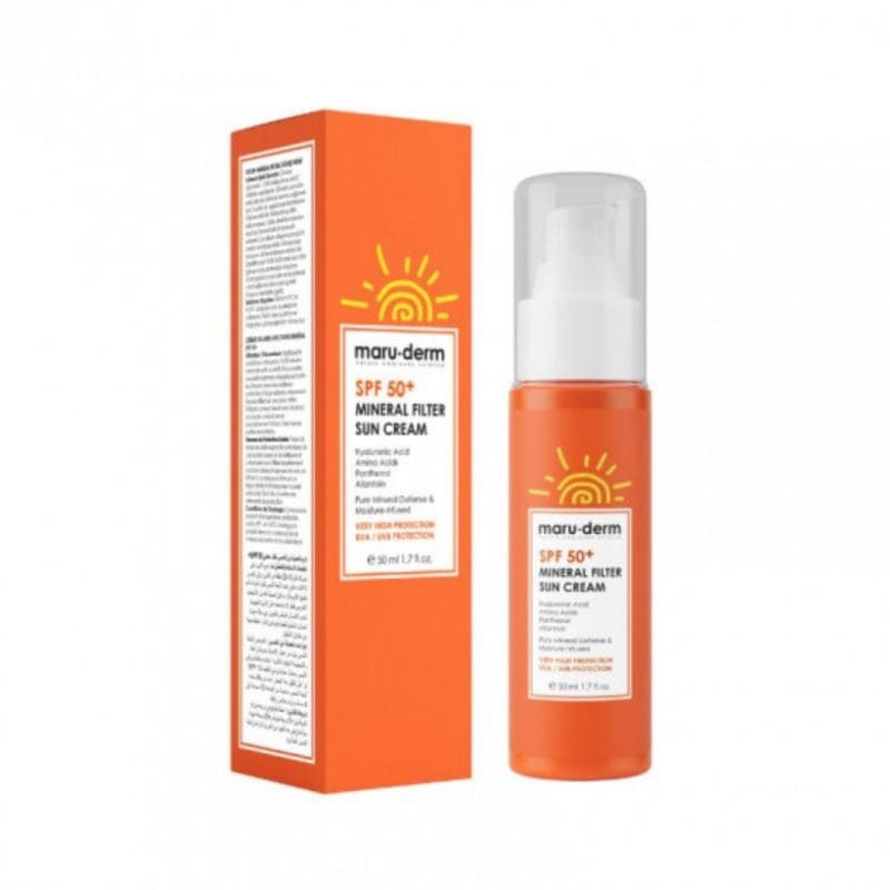 Maruderm apsauginis kremas nuo<br> saulės su mineraliniu filtru <br>SPF 50+, 50 ml