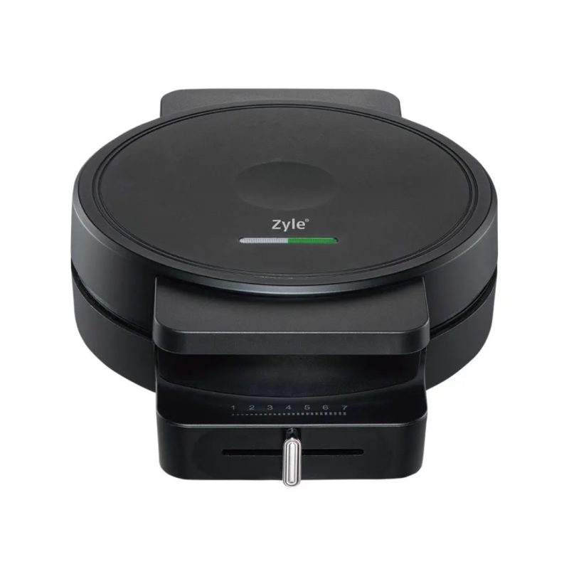 Čirvinių blynų keptuvė Zyle ZY312B, juoda, 1000 W