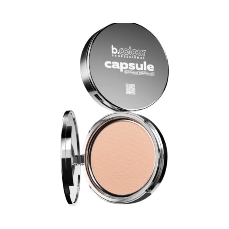 7DAYS B.COLOUR PRO CAPSULE SuperStay Matte Face Powder 24H - Matinė veido pudra, 04 honey