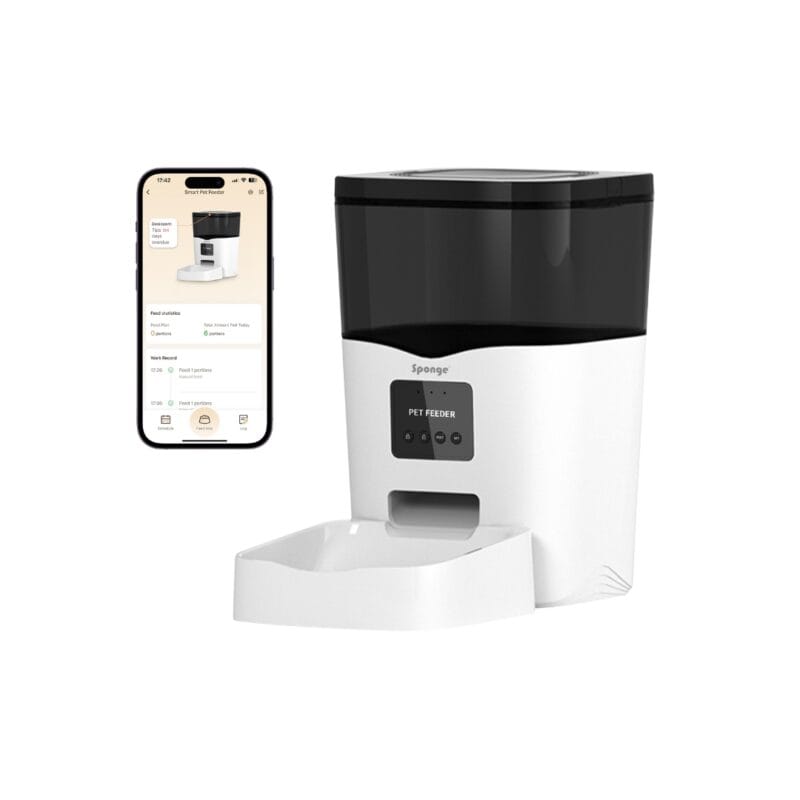 Išmanus maisto dozatorius Sponge Pet Feeder Smart