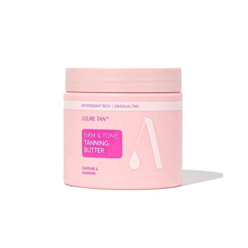 Azure Tan "Firm & Tone Tanning Butter" stangrinantis savaiminio įdegio kūno sviestas, 200ml