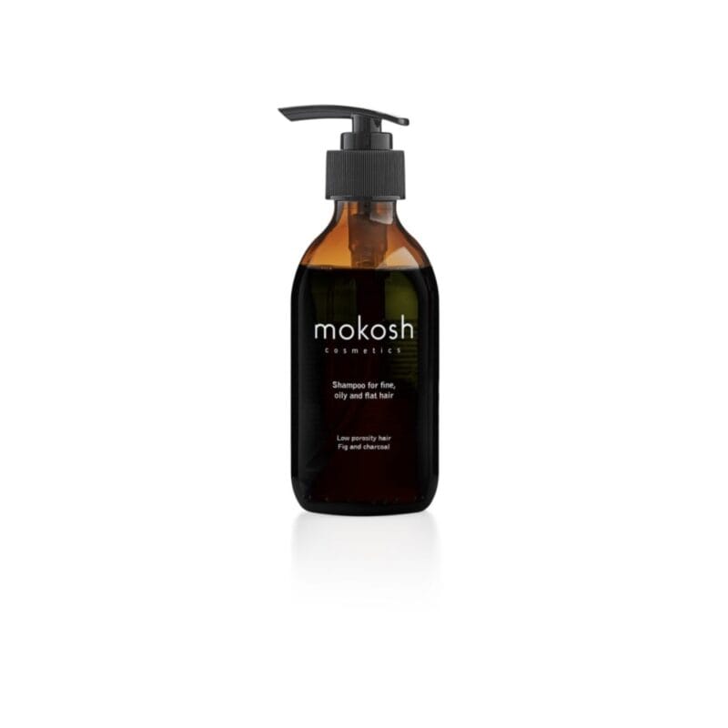 Mokosh šampūnas ploniems ir besiriebaluojantiems plaukams Fig and Charcoal, 200ml