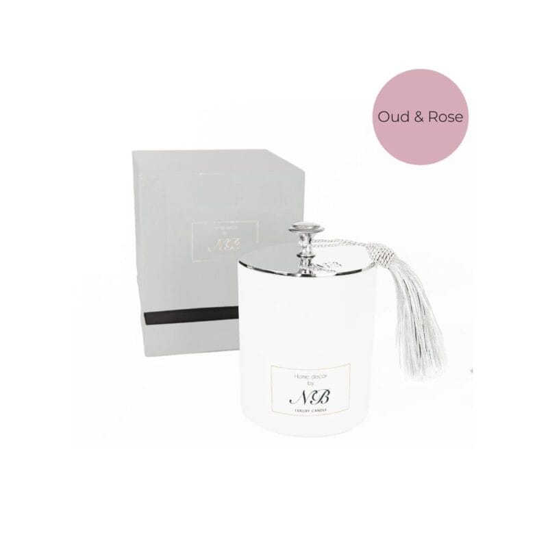 Home by NB žvakė „Oud & Rose” 350g