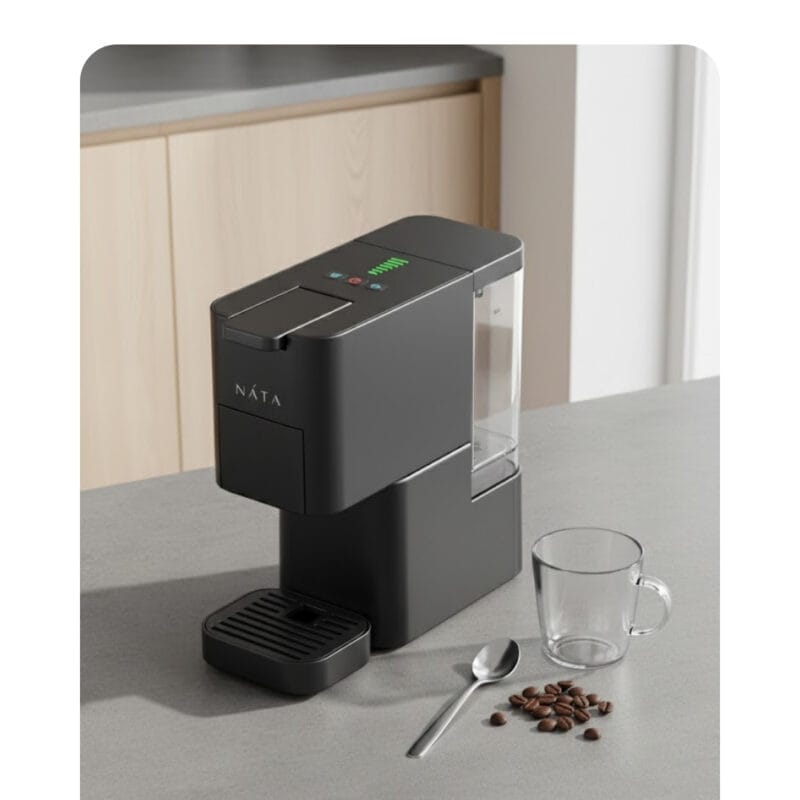 NATA TRIO Kavos aparatas NT-K300B NÁTA TRIO Kapsulinis Kavos Aparatas "3in1", juodas, NT-K300B