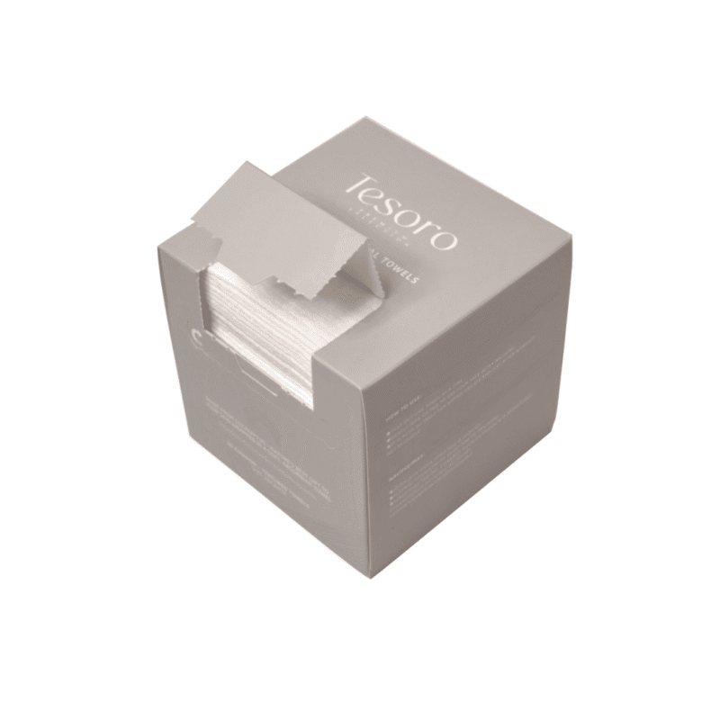 TESORO Veido Servetėlės – Vienkartiniai Rankšluosčiai, 50vnt